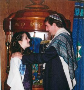 Rochelle Frank and Rabbi Greg